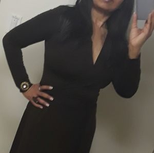 Dark Chocolate Wrap Dress